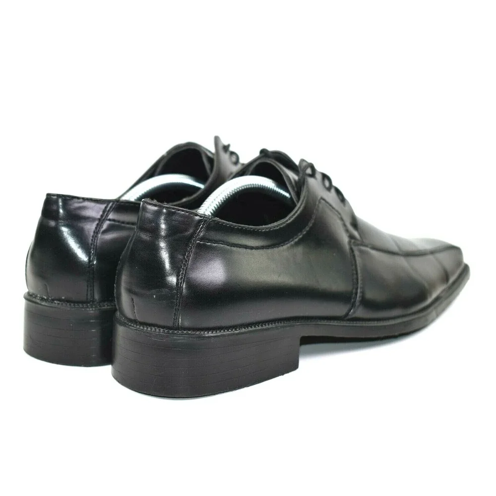 Tim Evans Men's Black Dress Shoes‎ Bicycle Toe England size 13